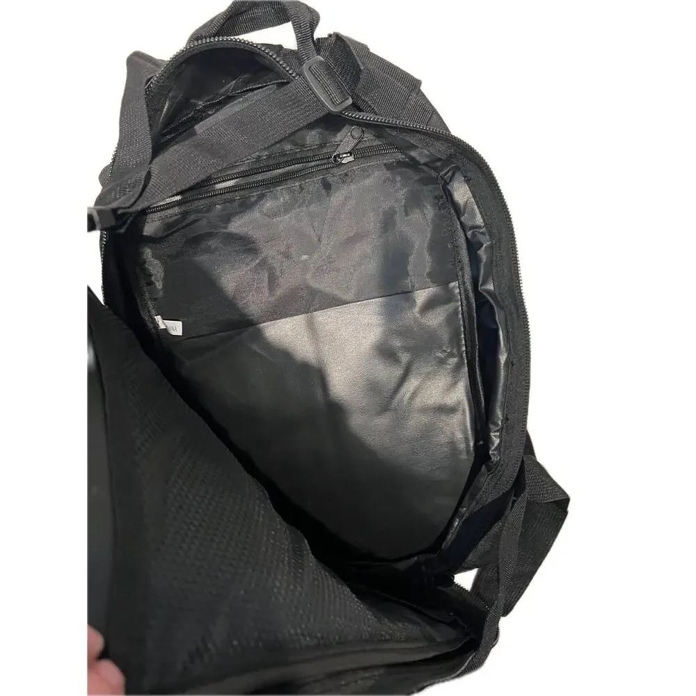 No Label Small Tactical Backpack Black 18L